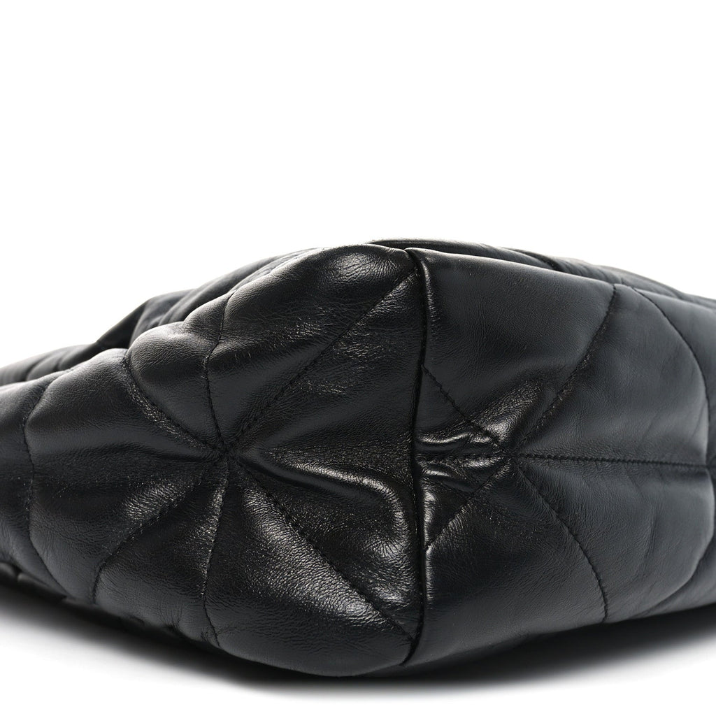 Prada Nappa Quilted Medium Dynamique Tote Black