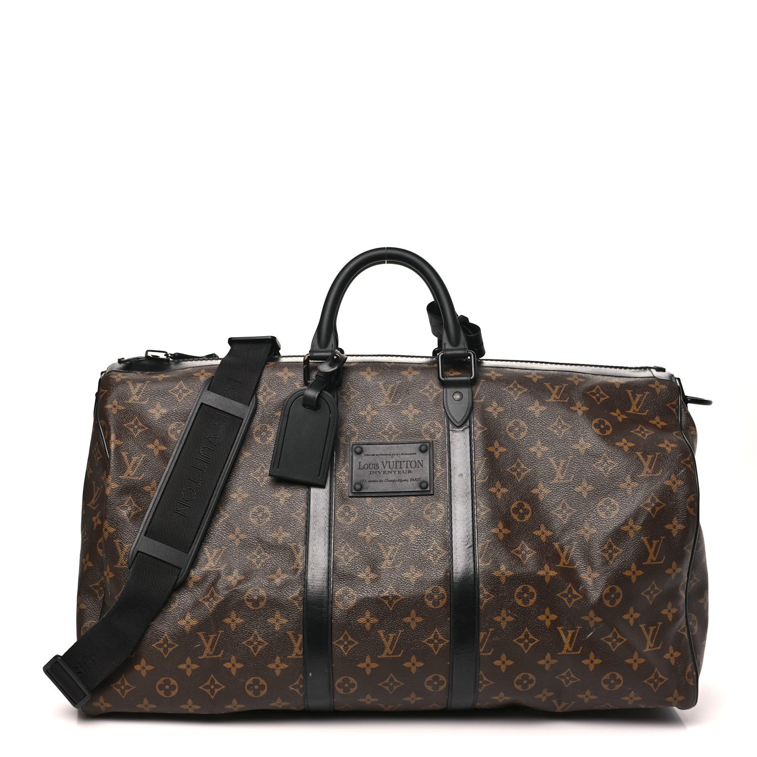 Louis Vuitton Monogram Waterproof Keepall Bandouliere 55