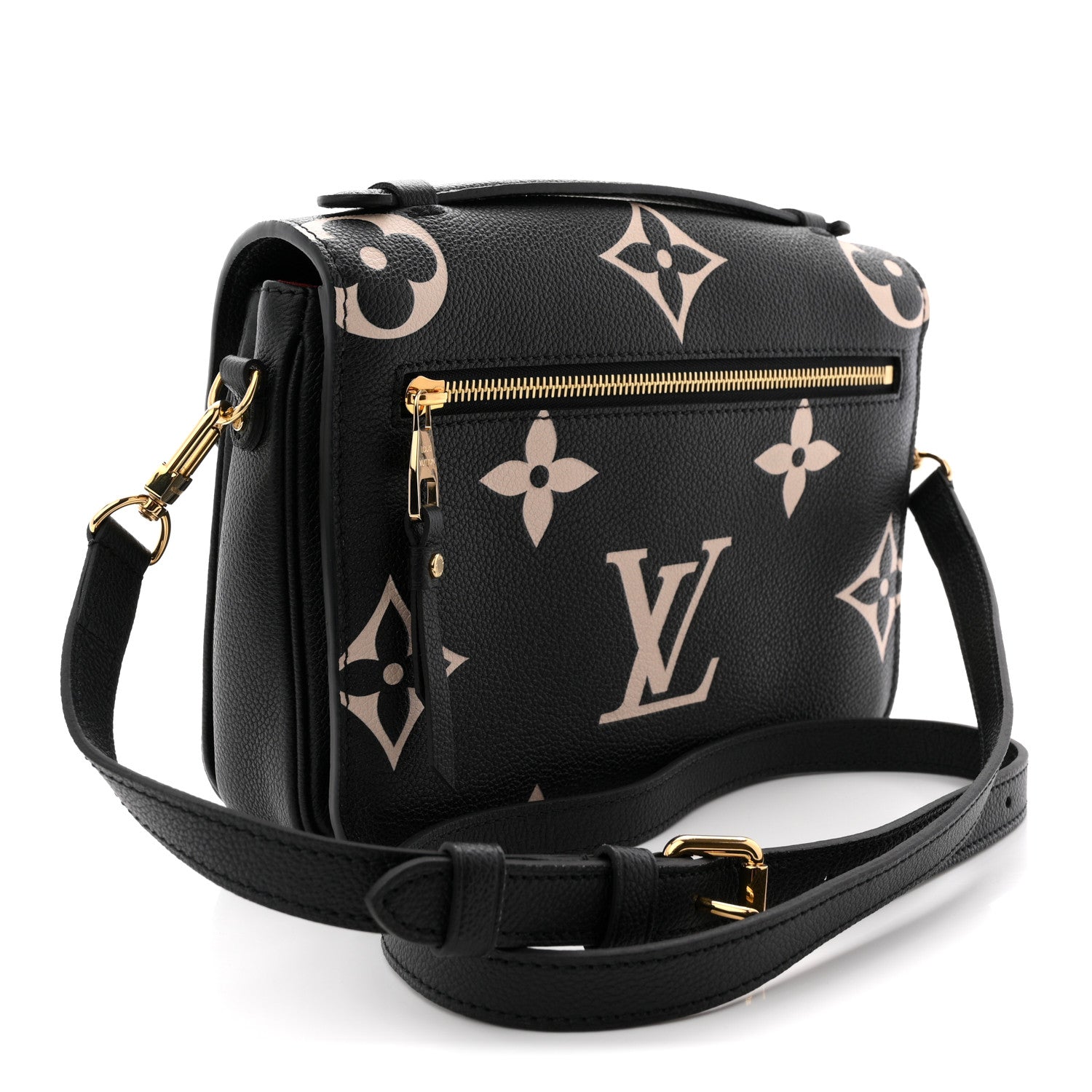 Louis Vuitton Empreinte Monogram Giant Pochette Metis Black Beige