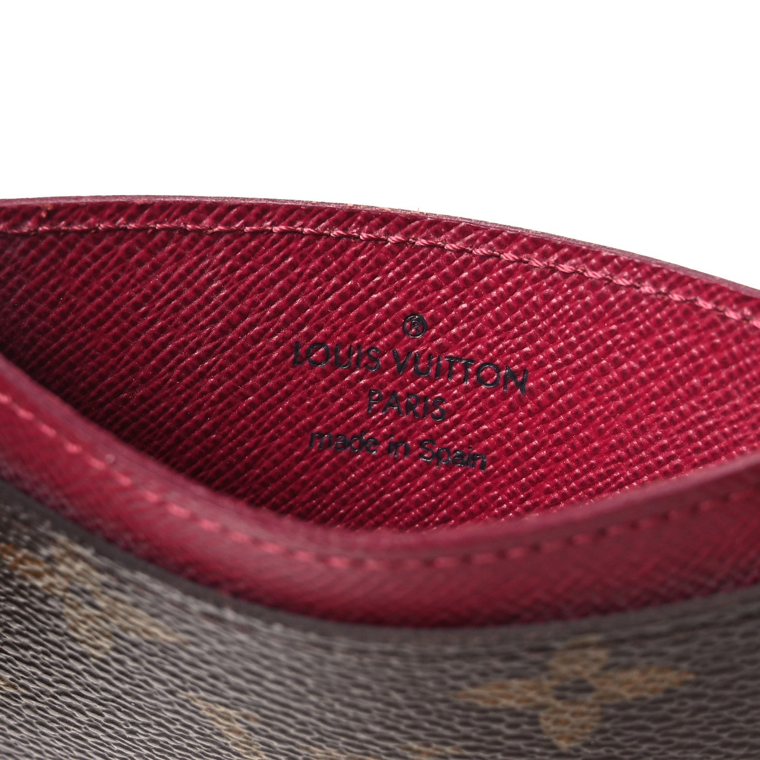 Louis Vuitton Monogram Card Holder Fuchsia