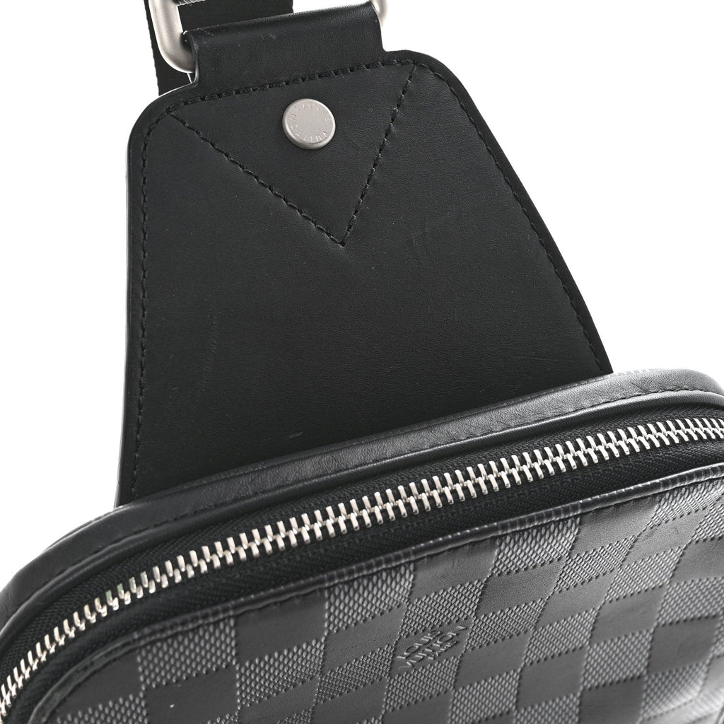 Louis Vuitton Damier Graphite Avenue Sling Bag Onyx Silver