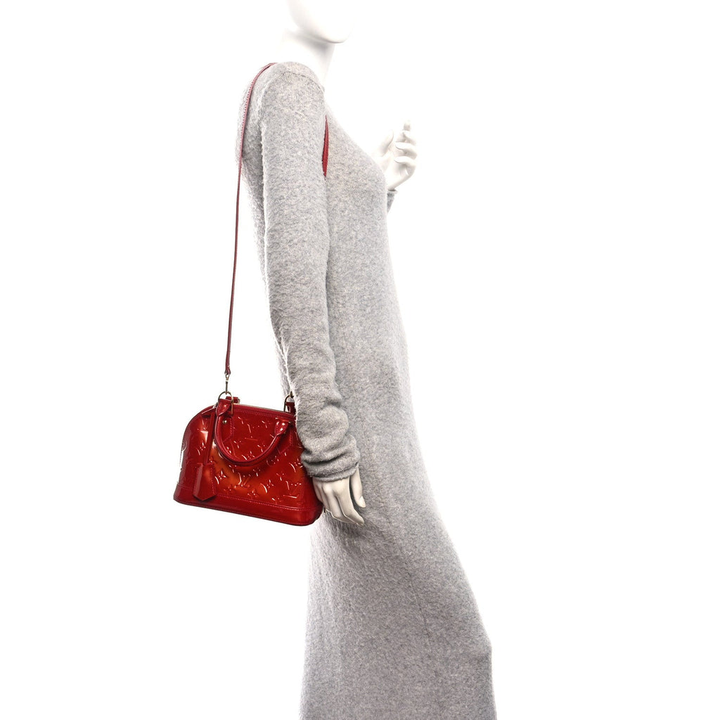 Louis Vuitton Vernis Alma BB Rose Indien