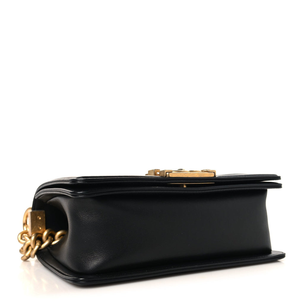 Chanel Calfskin Quilted Small Boy Flap Black