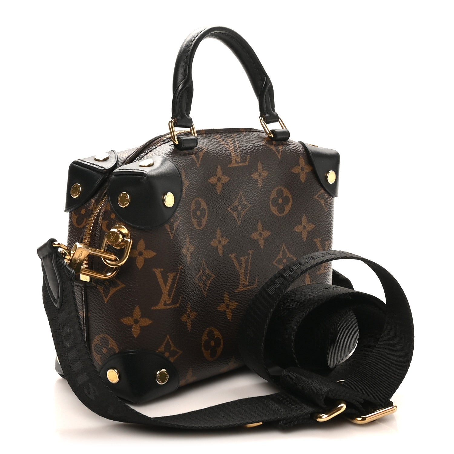 Louis Vuitton Monogram Petite Malle Souple Black
