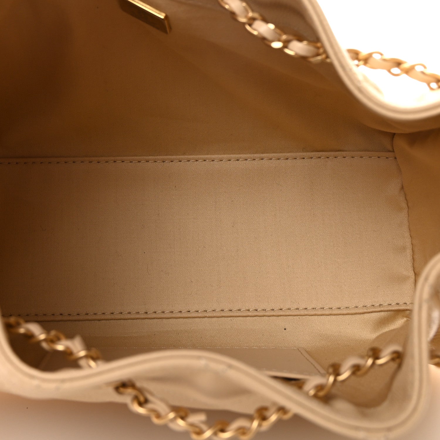 Chanel Caviar Quilted Mini Chanel 25 Handbag Beige