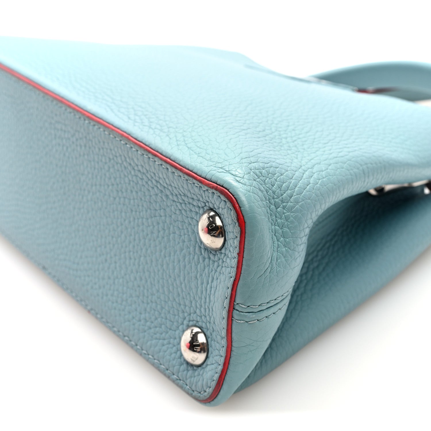 Louis Vuitton Taurillon Capucines BB Ciel