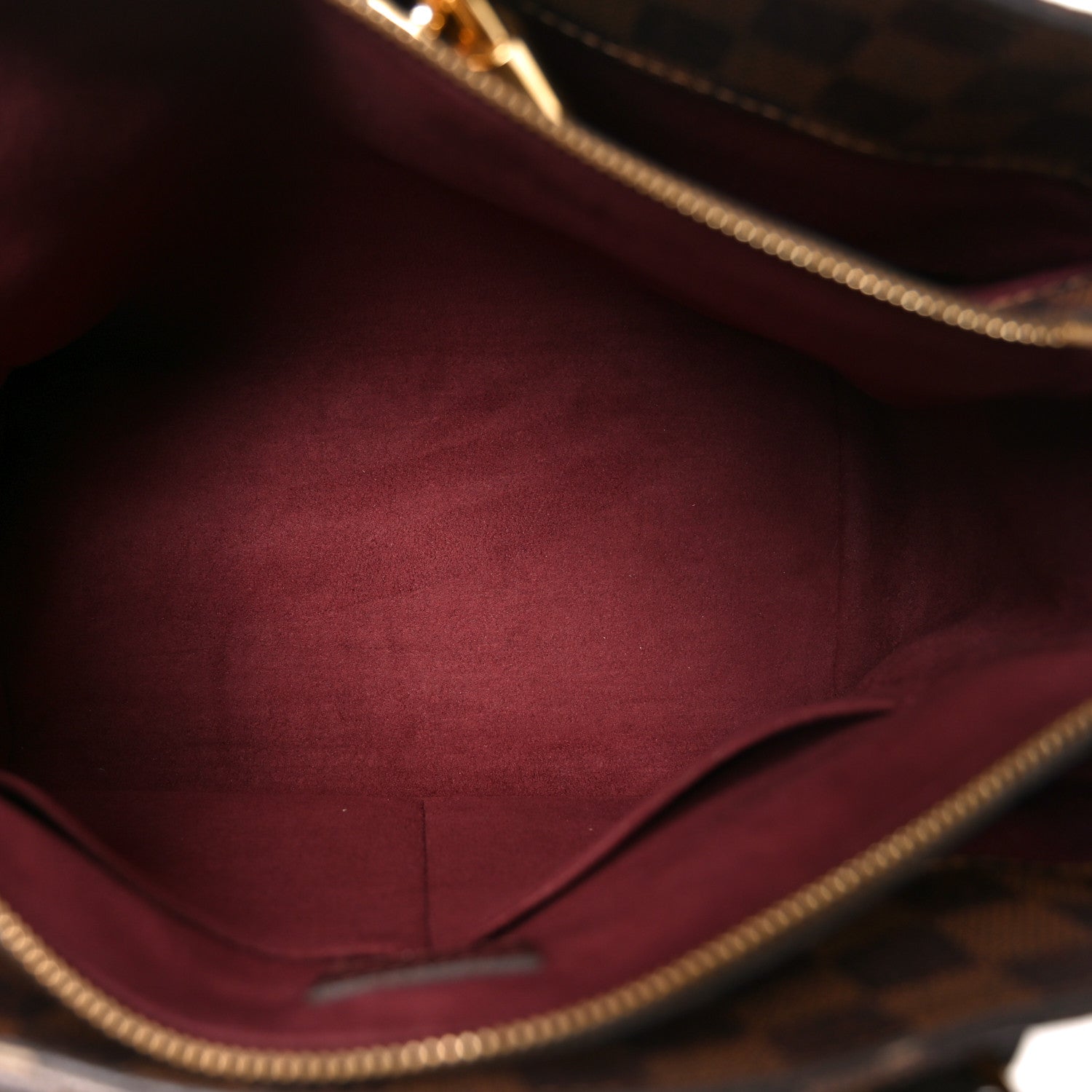Louis Vuitton Cuir Taurillon Damier Ebene Normandy Bordeaux