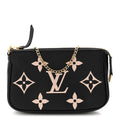 Louis Vuitton Empreinte Monogram Giant Mini Pochette Accessories Black