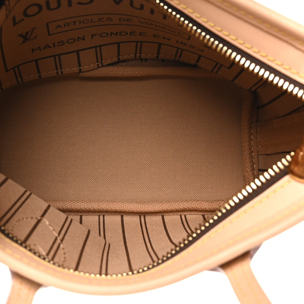 Louis Vuitton Monogram Neverfull BB Beige