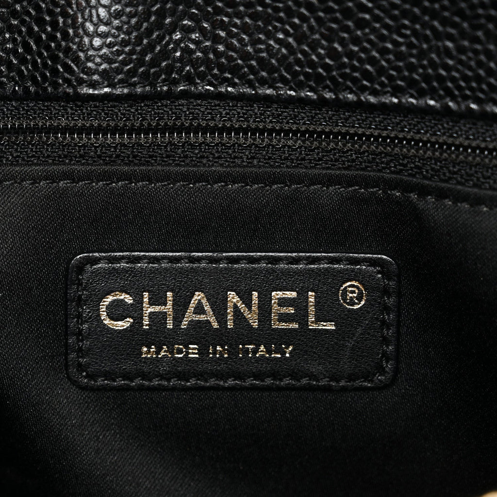Chanel Caviar Quilted Grand Shopping Tote GST Black