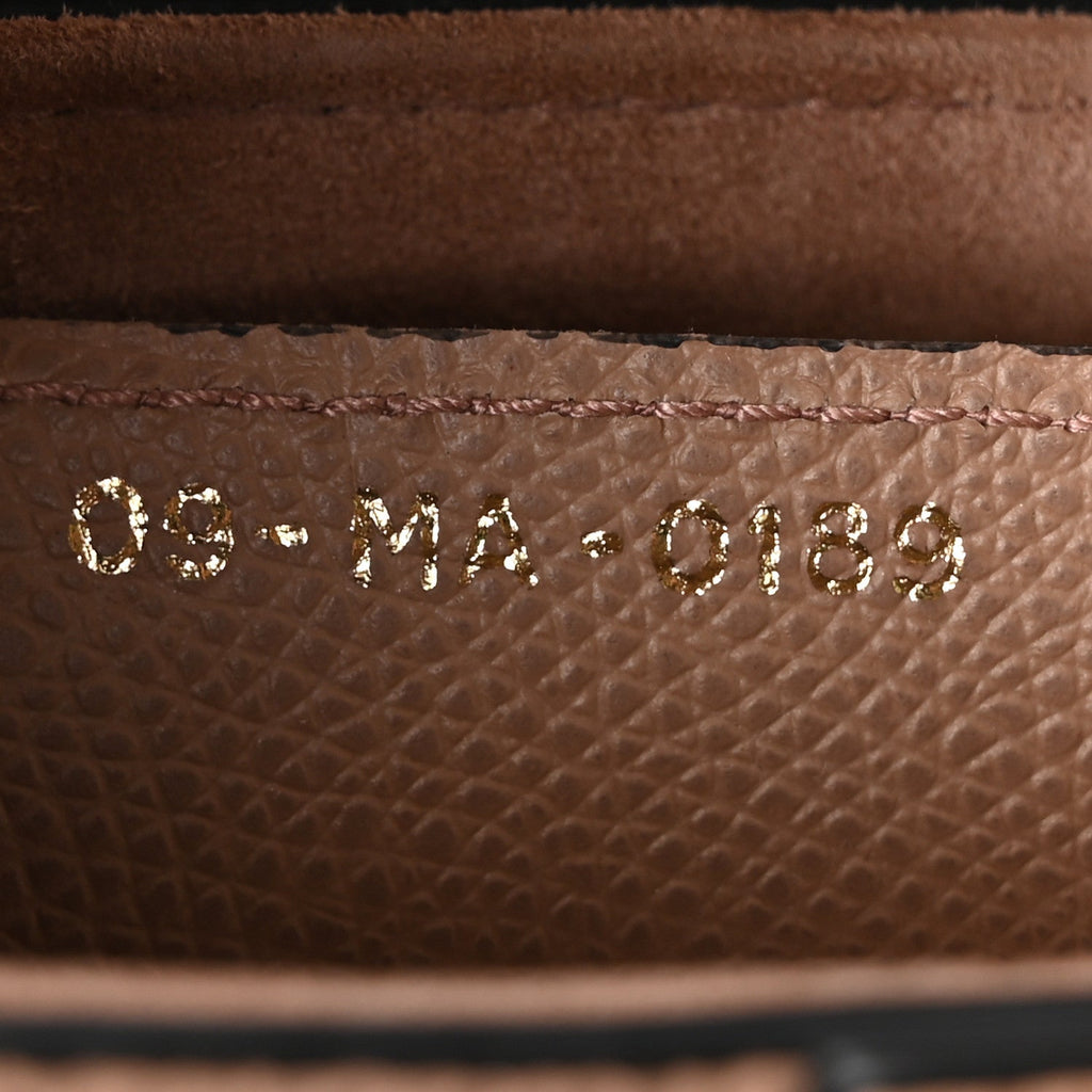 Christian Dior Grained Calfskin Saddle Bag Fard