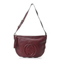 Gucci Pebbled Calfskin Medium Soho Hobo Scarlatto