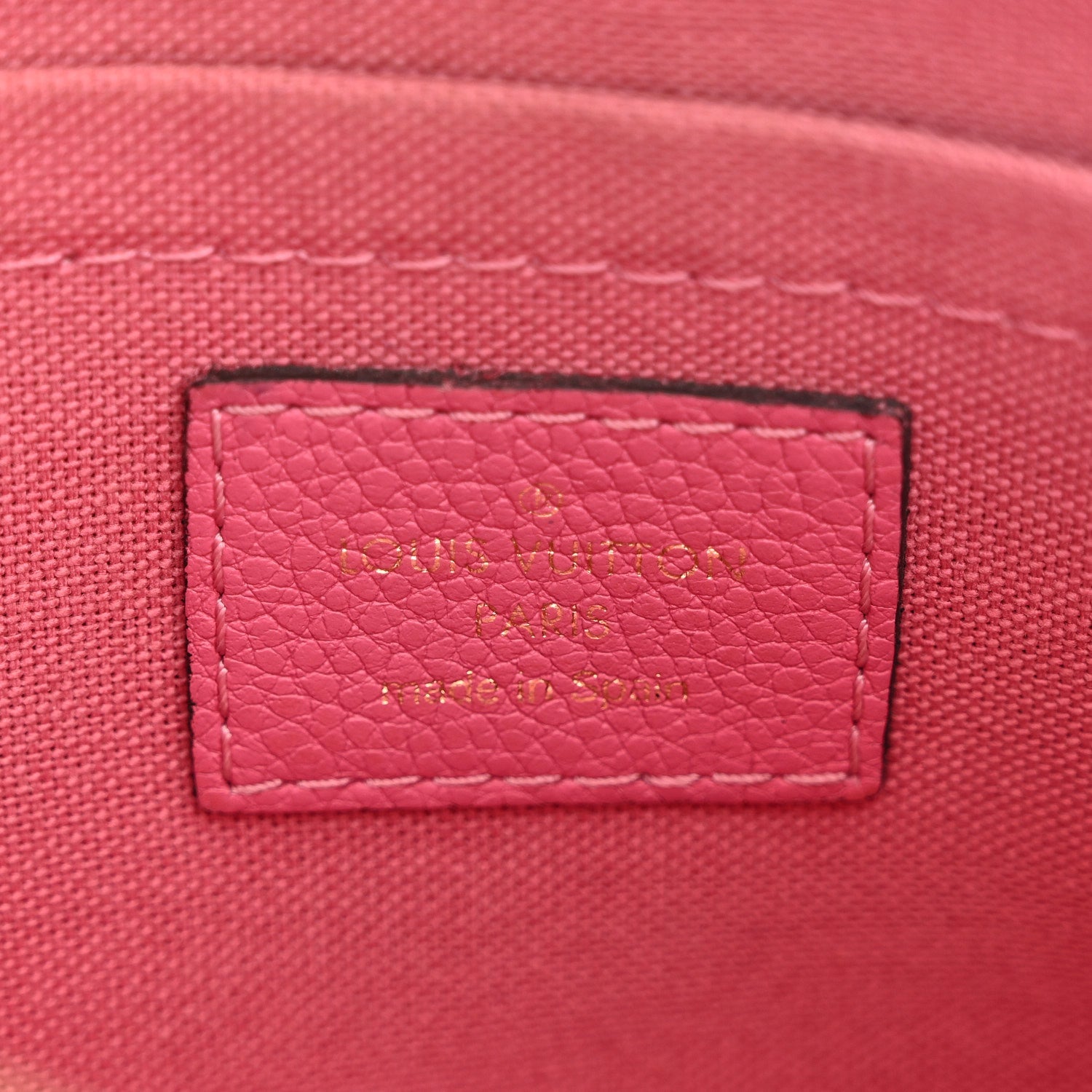 Louis Vuitton Monogram Pallas Clutch Rose Fizzy