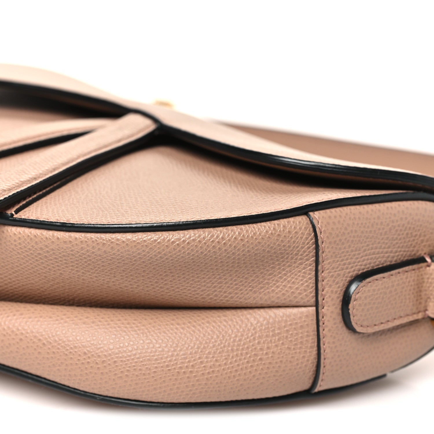 Christian Dior Grained Calfskin Saddle Bag Fard