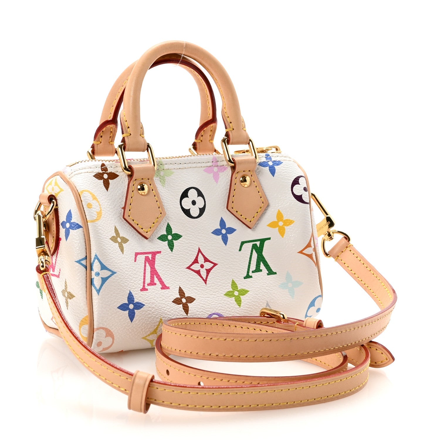 Louis Vuitton LV X TM Monogram Multicolor Nano Speedy White
