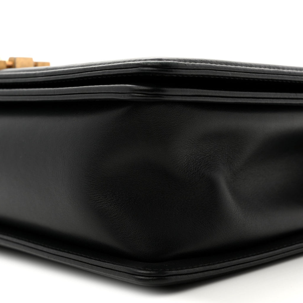 Chanel Calfskin Quilted New Medium Boy Flap Black