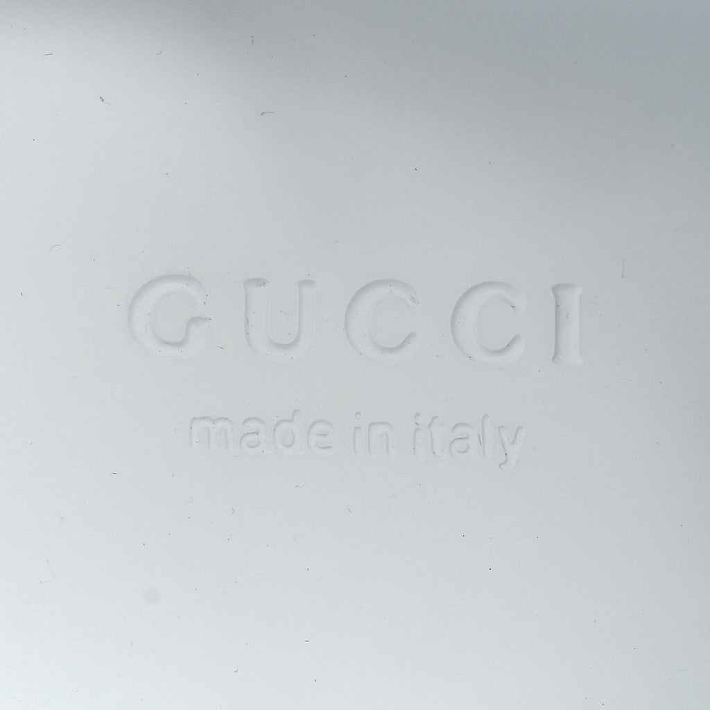 Gucci Rubber Ace Sabot Mules 41 Great White