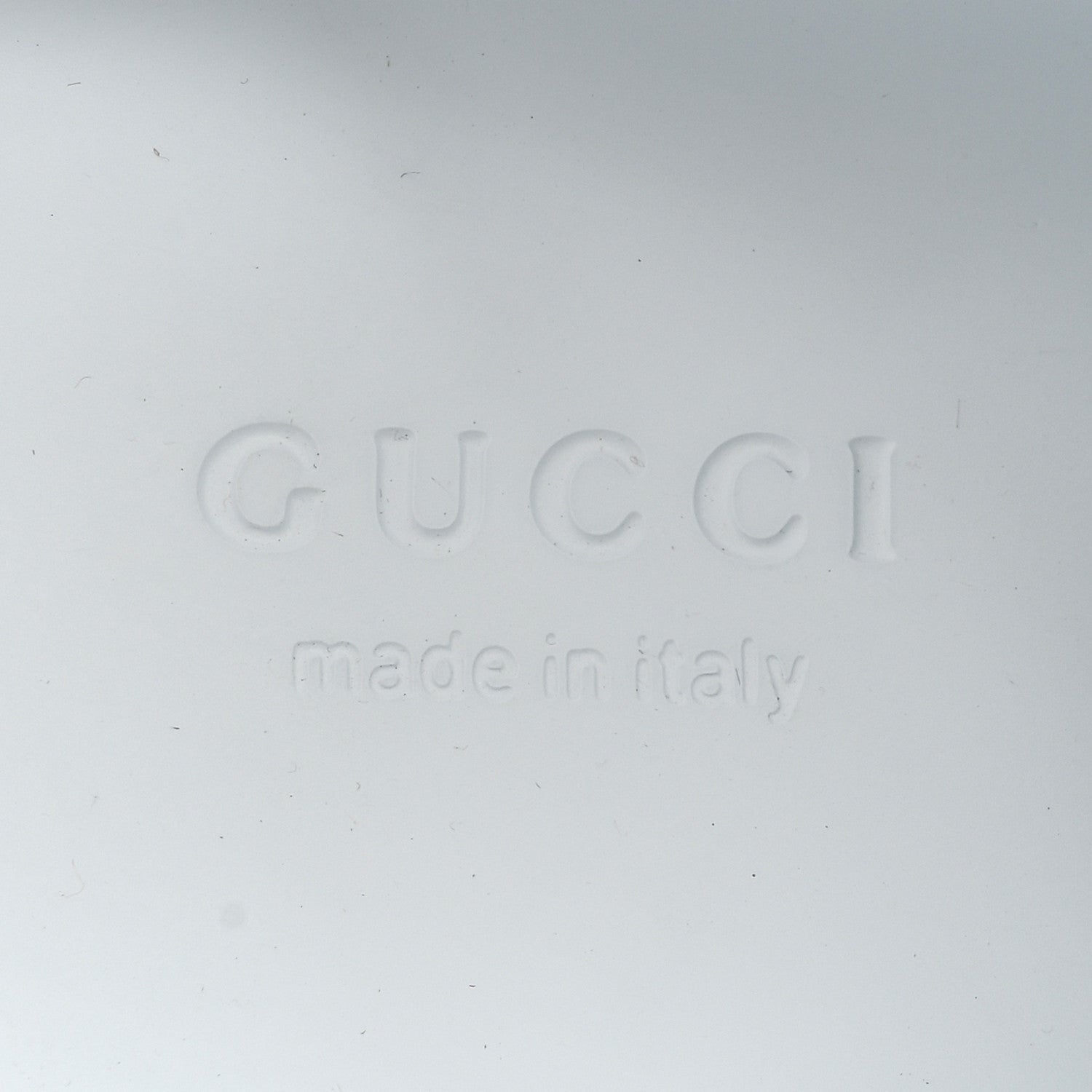 Gucci Rubber Ace Sabot Mules 41 Great White