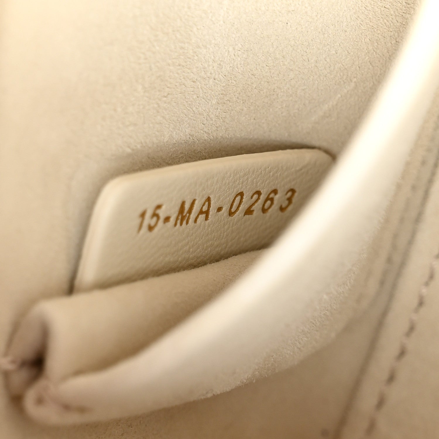 Christian Dior Lambskin Cannage Small Lady D-Joy Latte