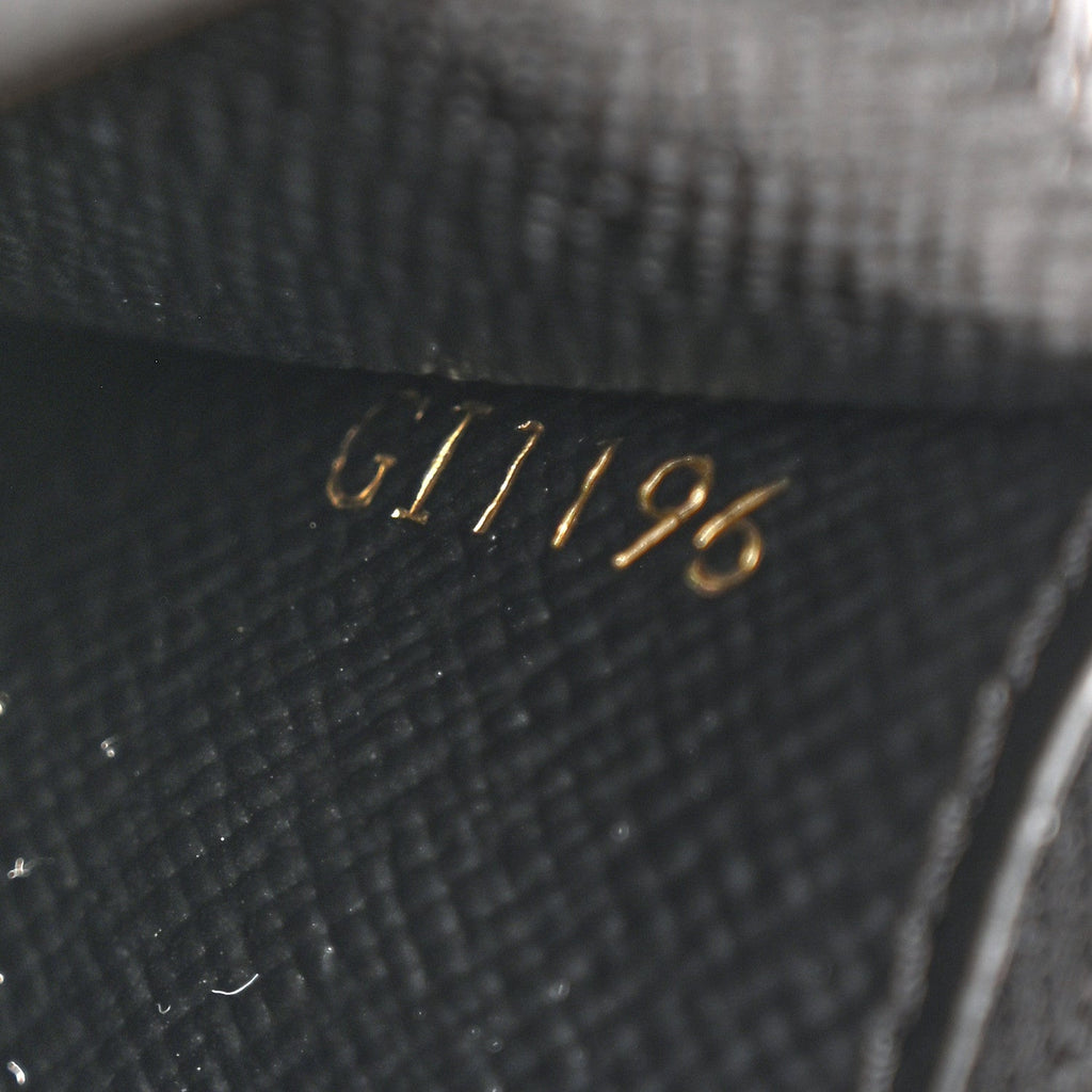 Louis Vuitton Monogram Calfskin Kimono Wallet Black