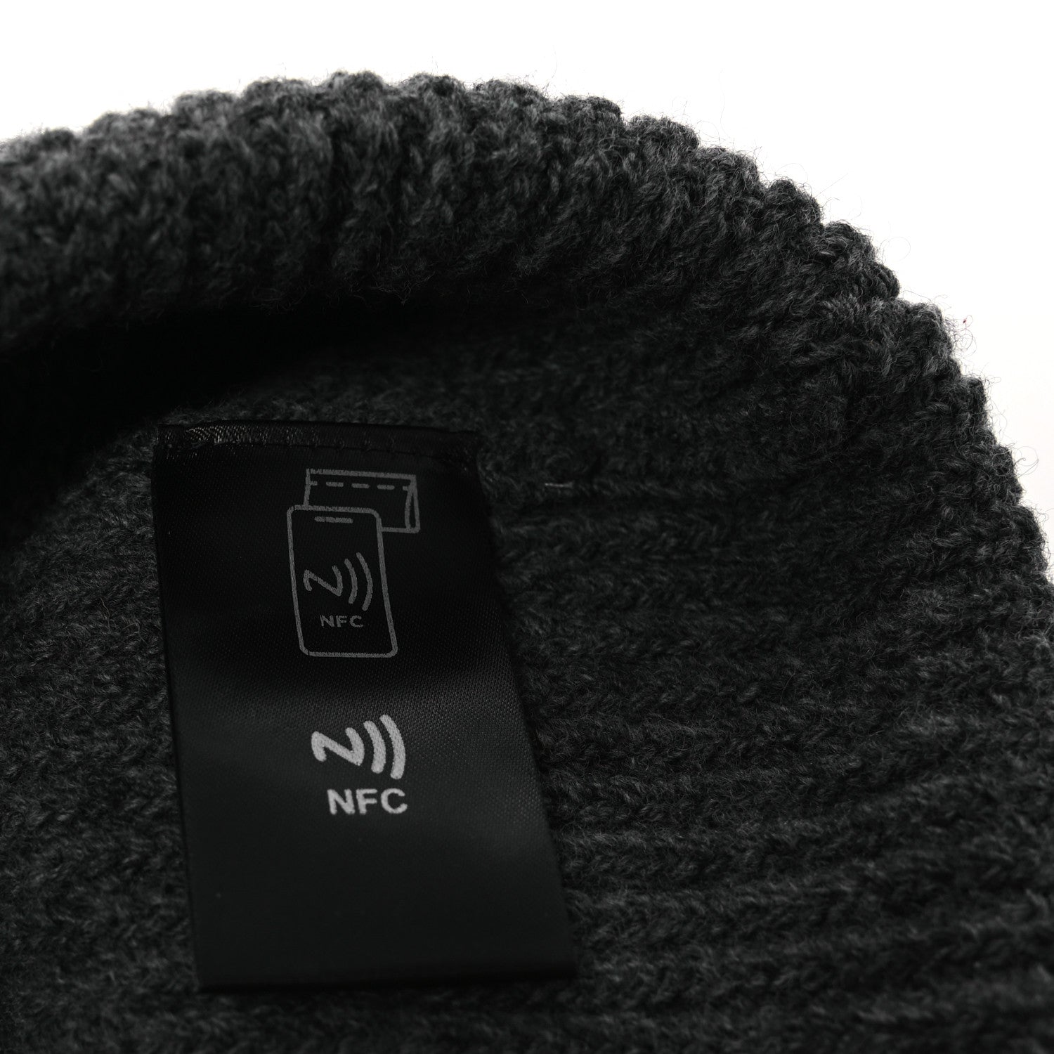 Prada Wool Cashmere Beanie Hat Grey
