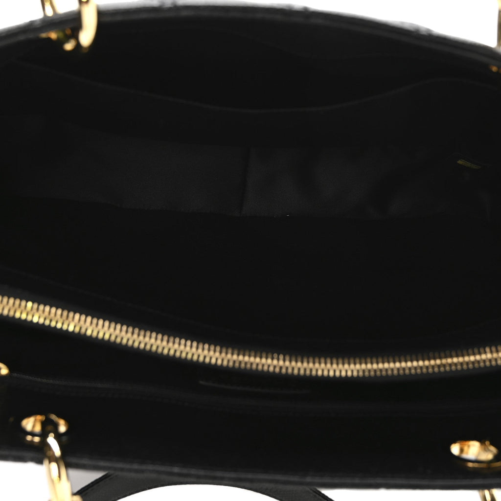 Chanel Caviar Quilted Grand Shopping Tote GST Black