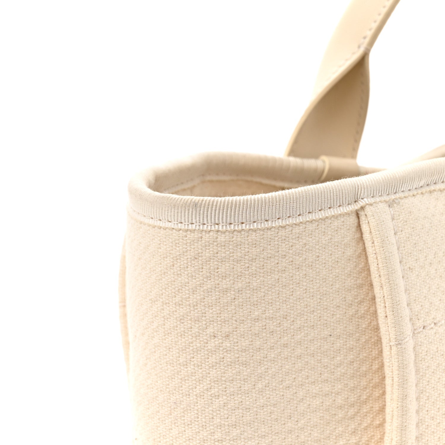 Chanel Mixed Fibers Small Deauville Tote White