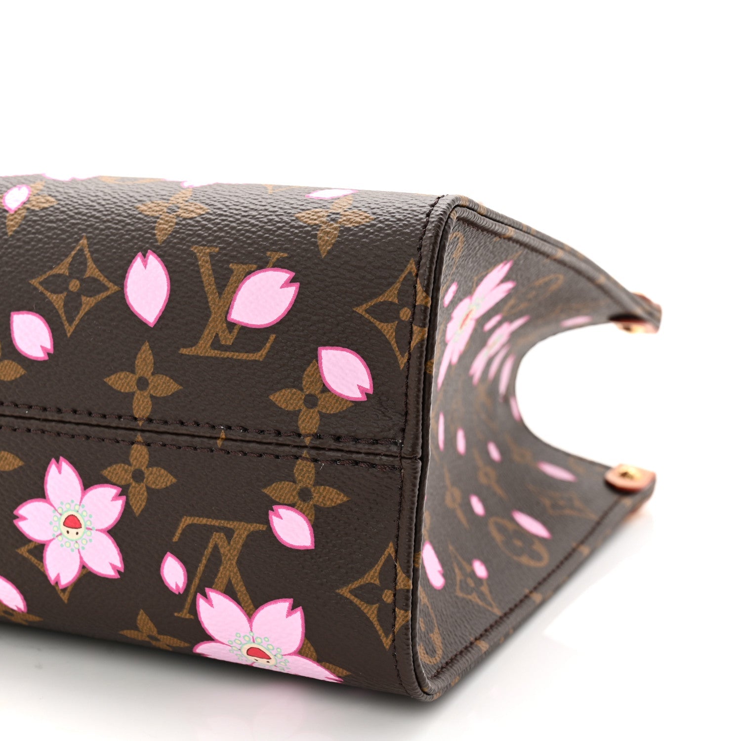 Louis Vuitton LV X TM Monogram Cherry Blossom Onthego PM Sakura Brown