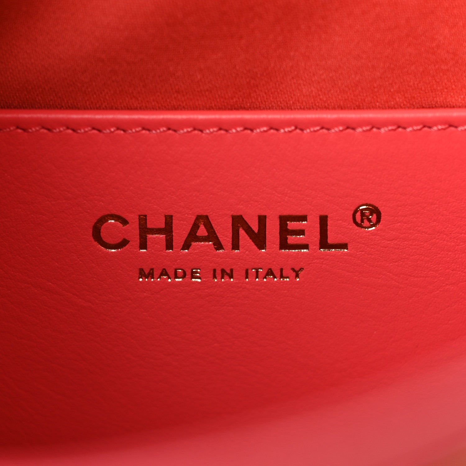 Chanel Caviar Quilted Mini Chanel 25 Handbag Coral