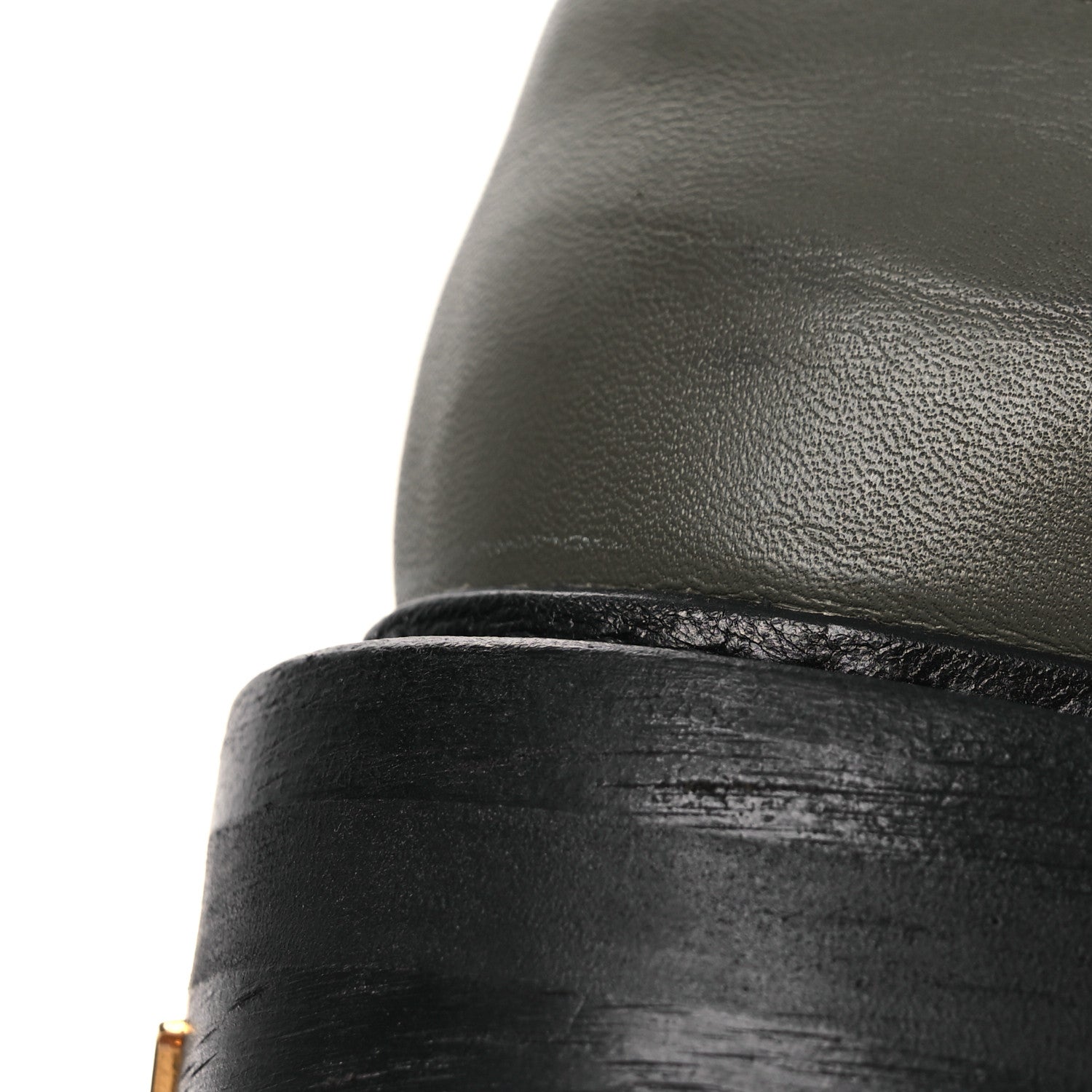 Louis Vuitton Calfskin Beaubourg Ankle Boots 39 Black Green