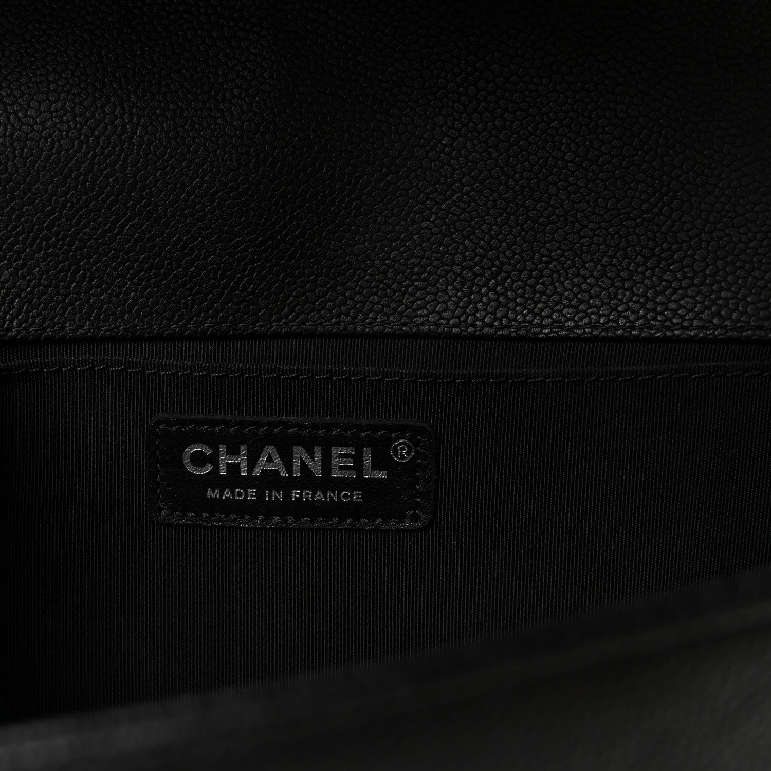 Chanel Caviar Quilted Medium Boy Flap Black