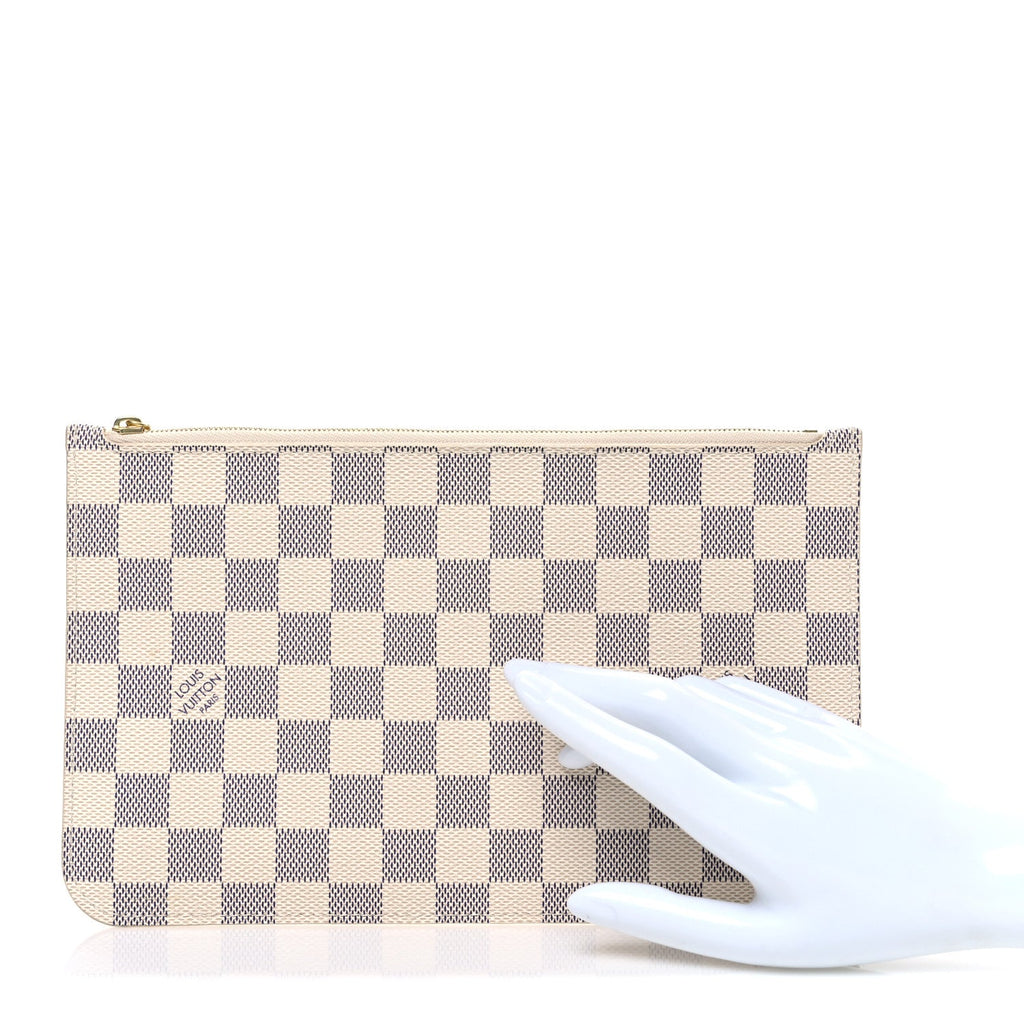 Louis Vuitton Damier Azur Neverfull MM GM Pochette