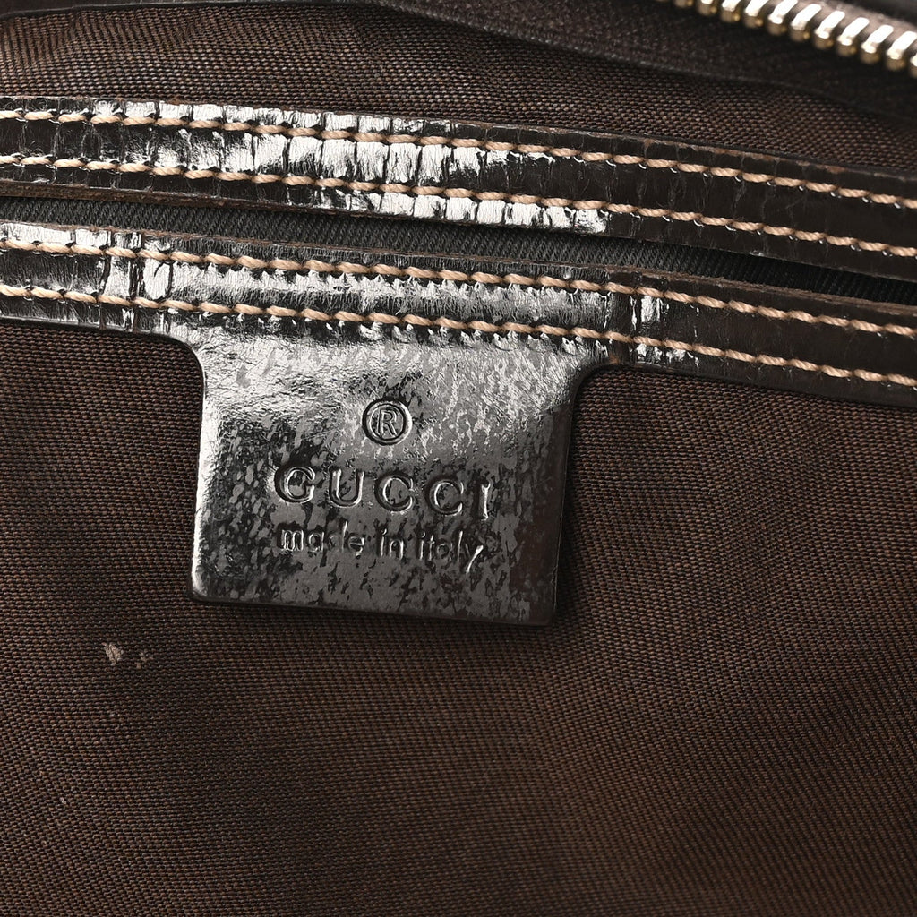 Gucci GG Plus Monogram Medium Joy Boston Dark Brown