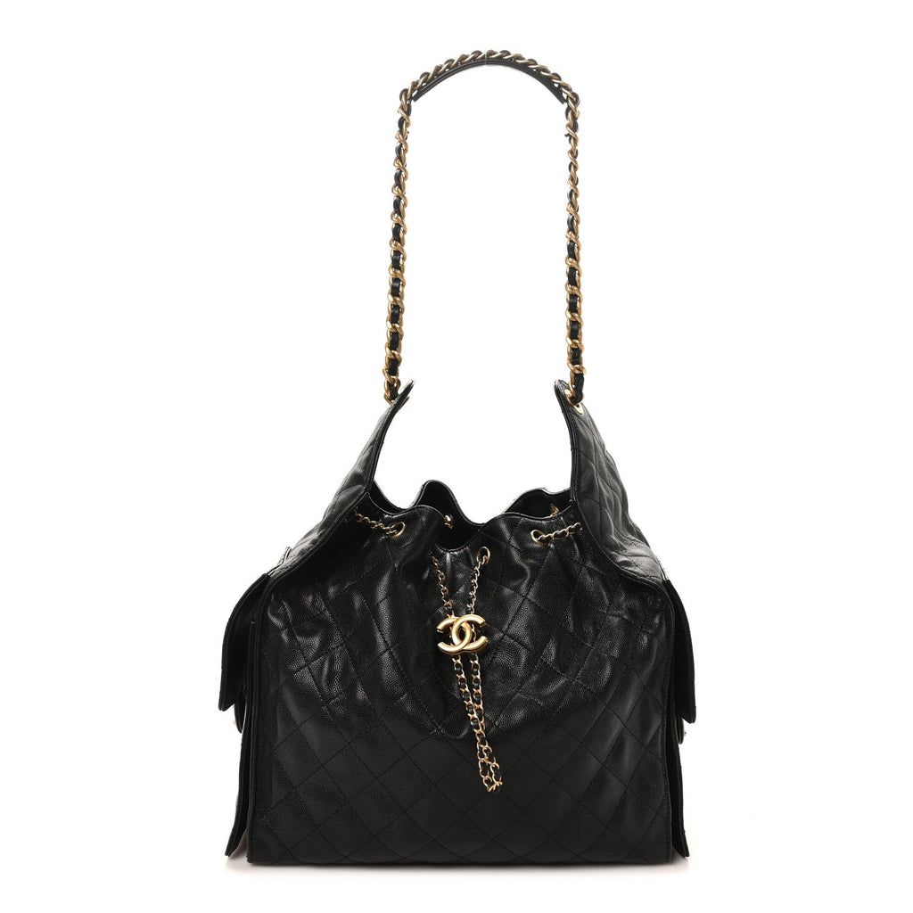 Chanel Caviar Quilted Medium Chanel 25 Handbag Black