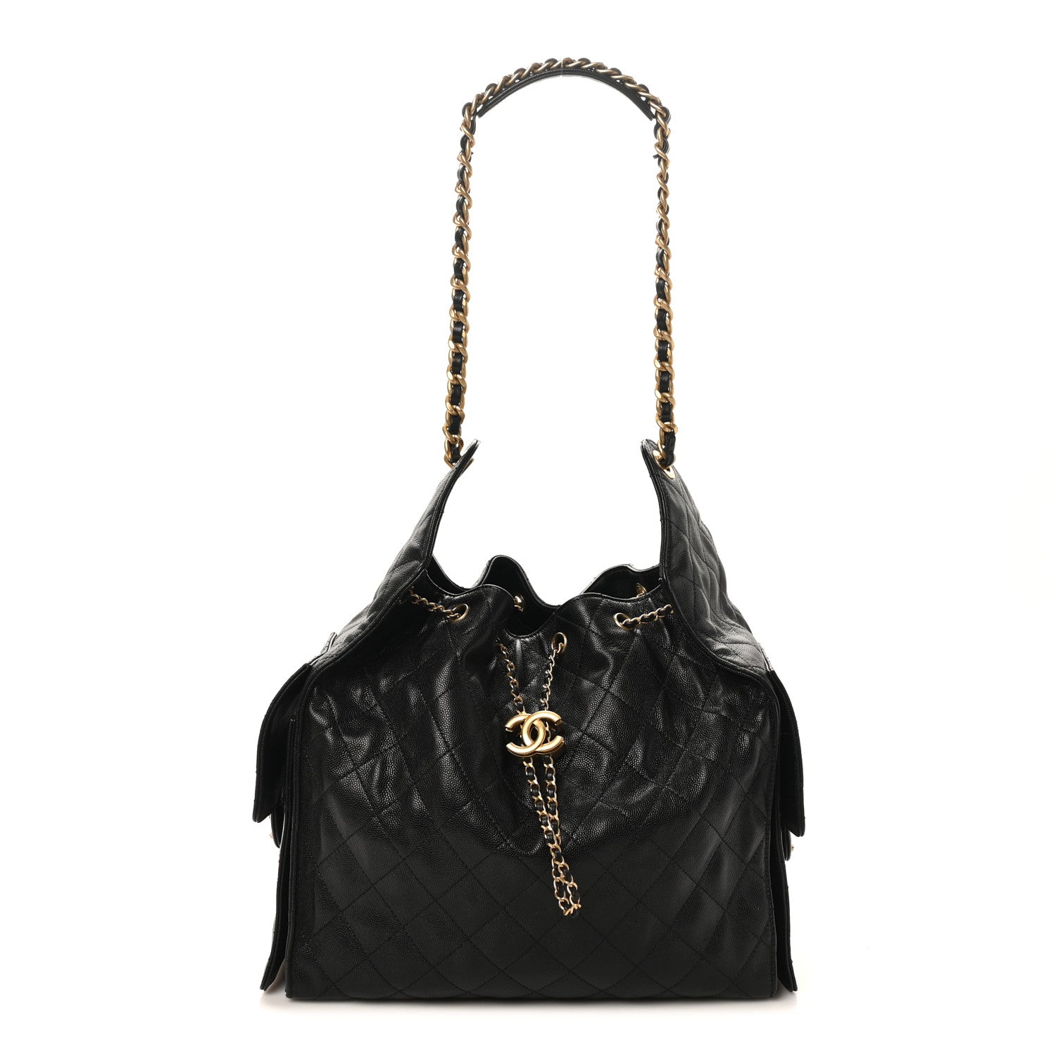 Chanel Caviar Quilted Medium Chanel 25 Handbag Black