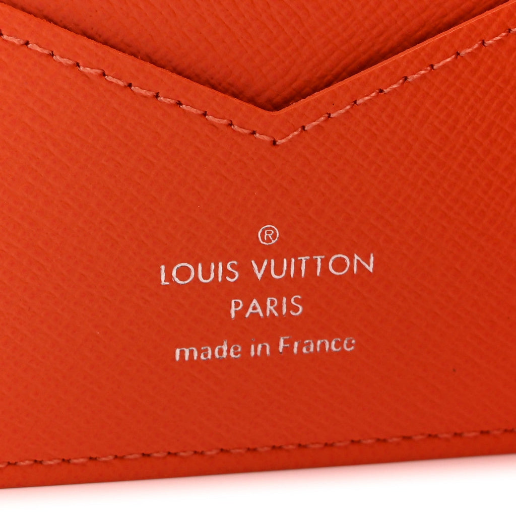 Louis Vuitton Taigarama Passport Cover Orange