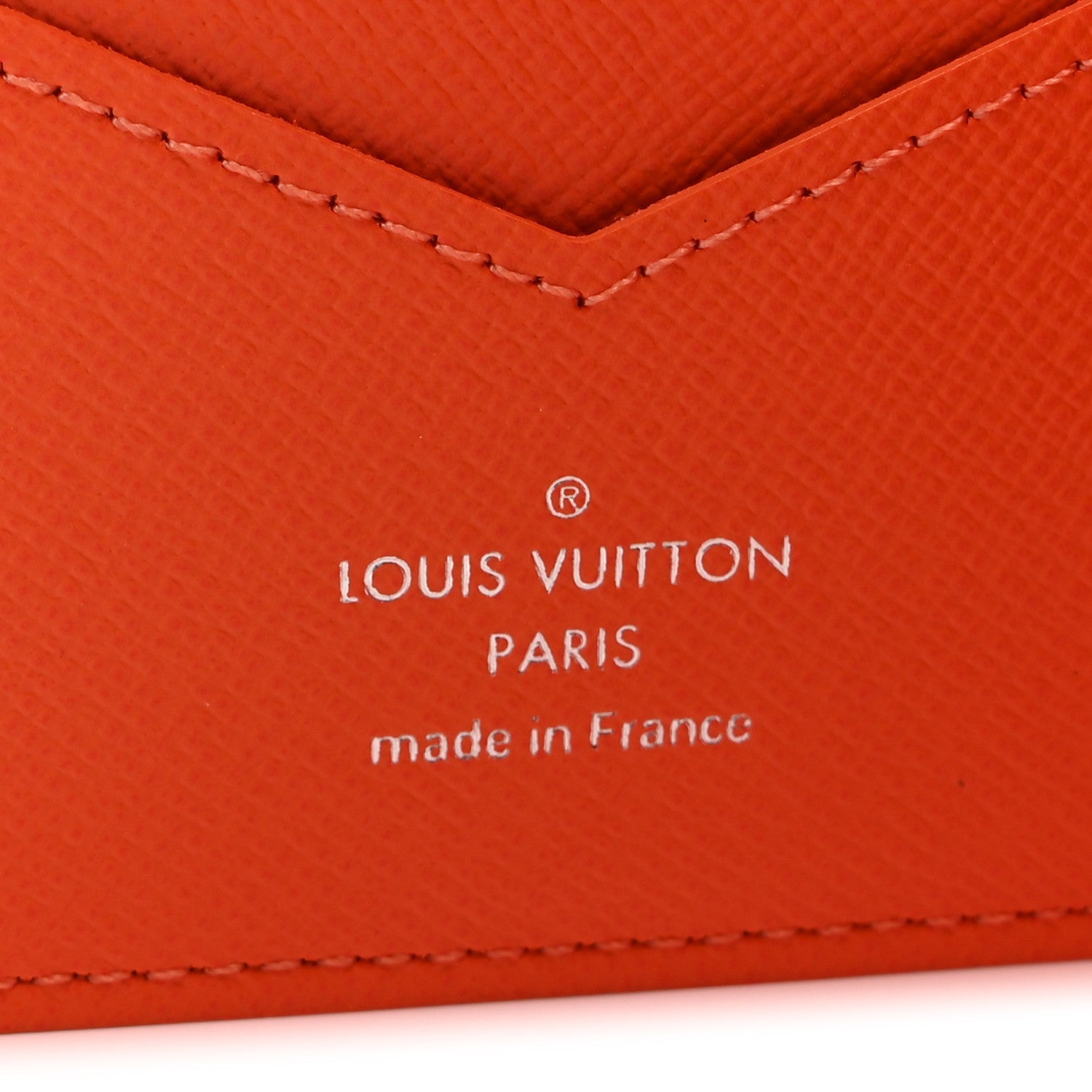 Louis Vuitton Taigarama Passport Cover Orange