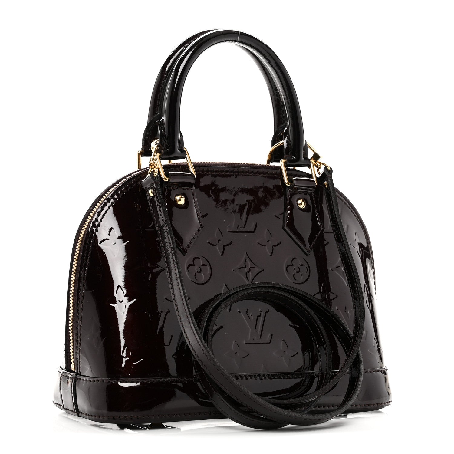 Louis Vuitton Vernis Alma BB Amarante