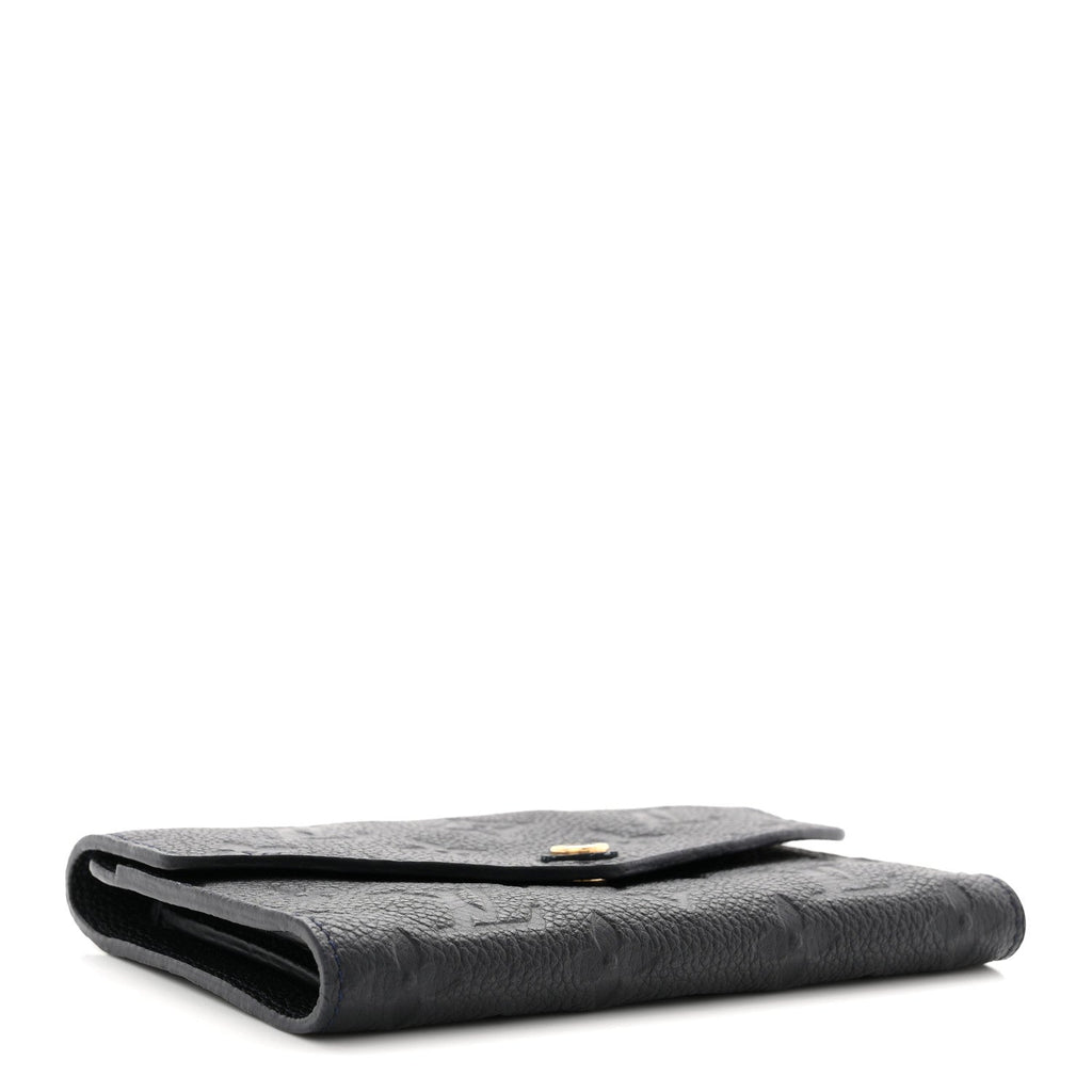 Louis Vuitton Empreinte Compact Curieuse Wallet Black