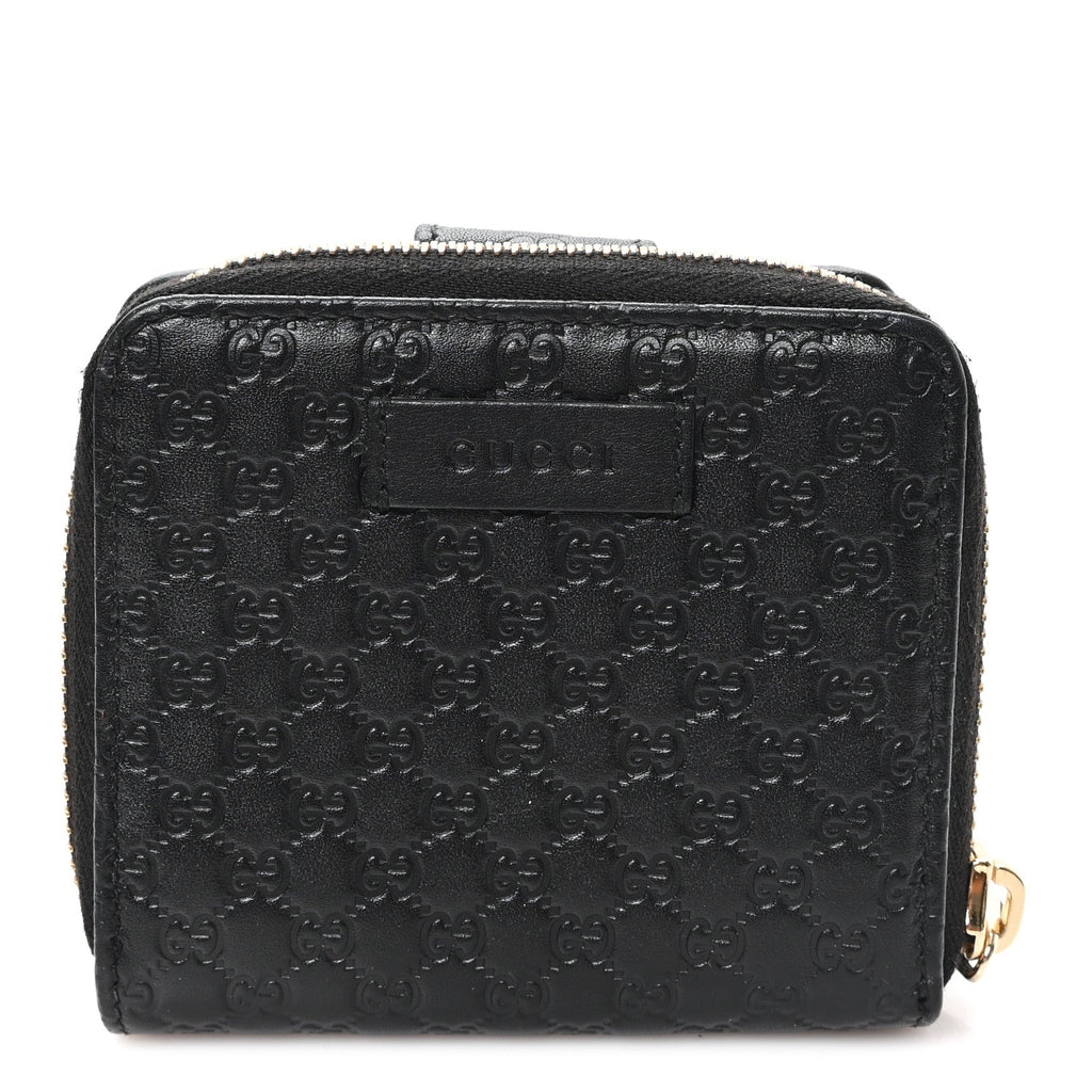 Gucci Microguccissima Compact Wallet Black