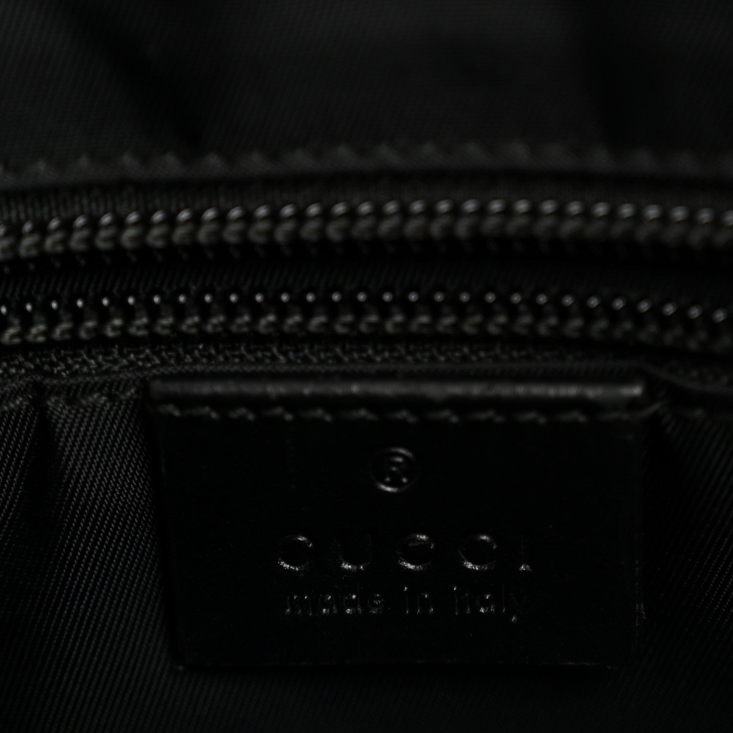 Gucci GG Supreme Monogram Web Messenger Bag Black