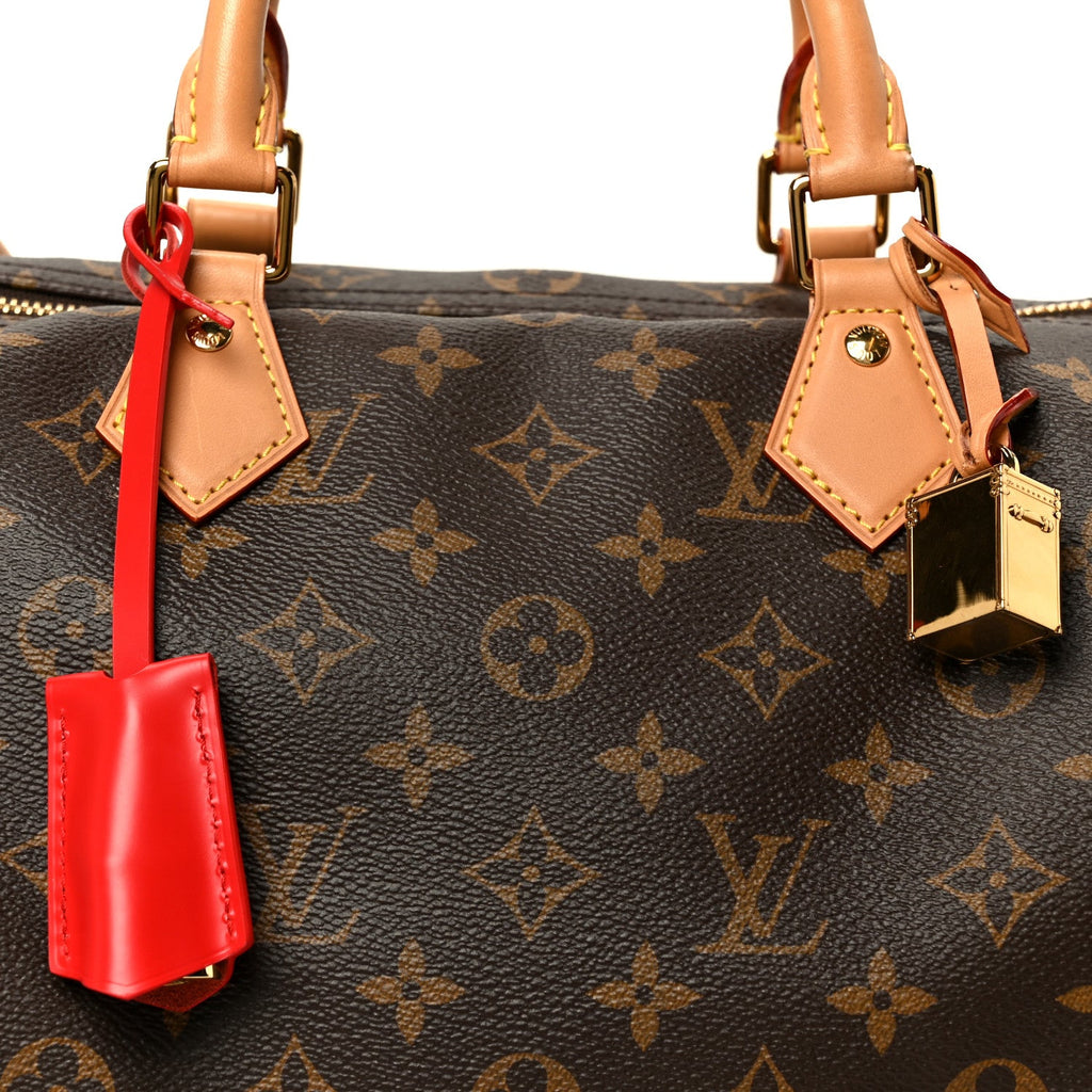 Louis Vuitton Monogram Speedy Soft 30 Crafty Red