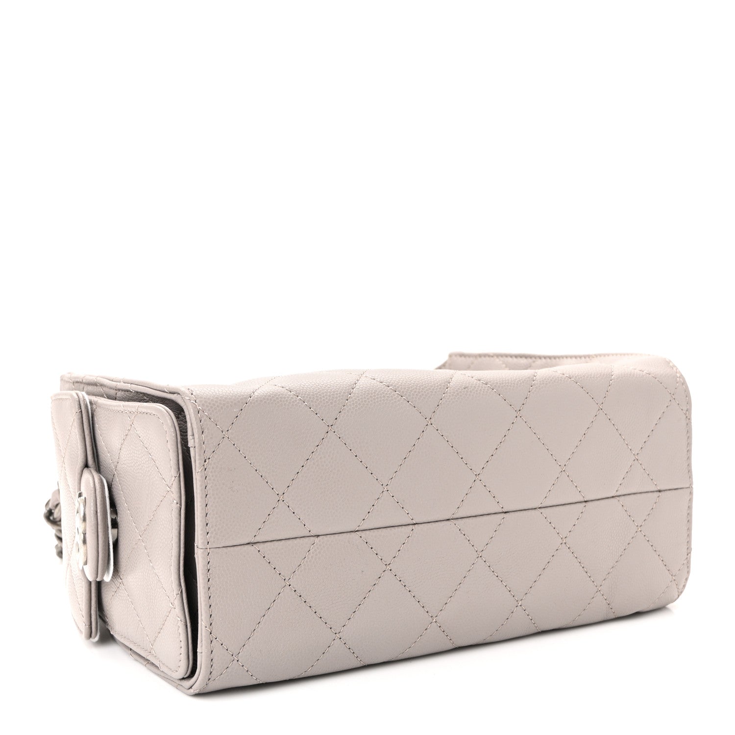 Chanel Caviar Quilted Mini Chanel 25 Handbag Dark Grey
