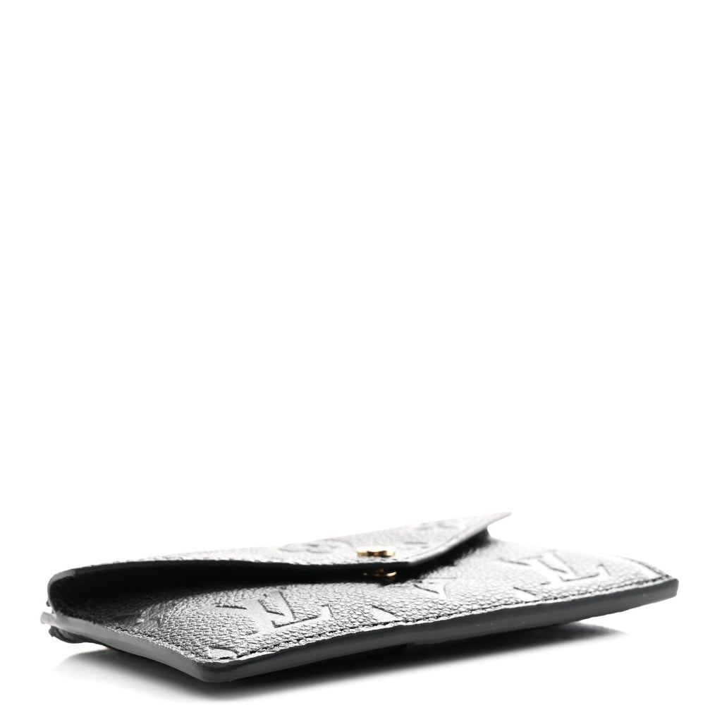 Louis Vuitton Empreinte Recto Verso Card Holder Black