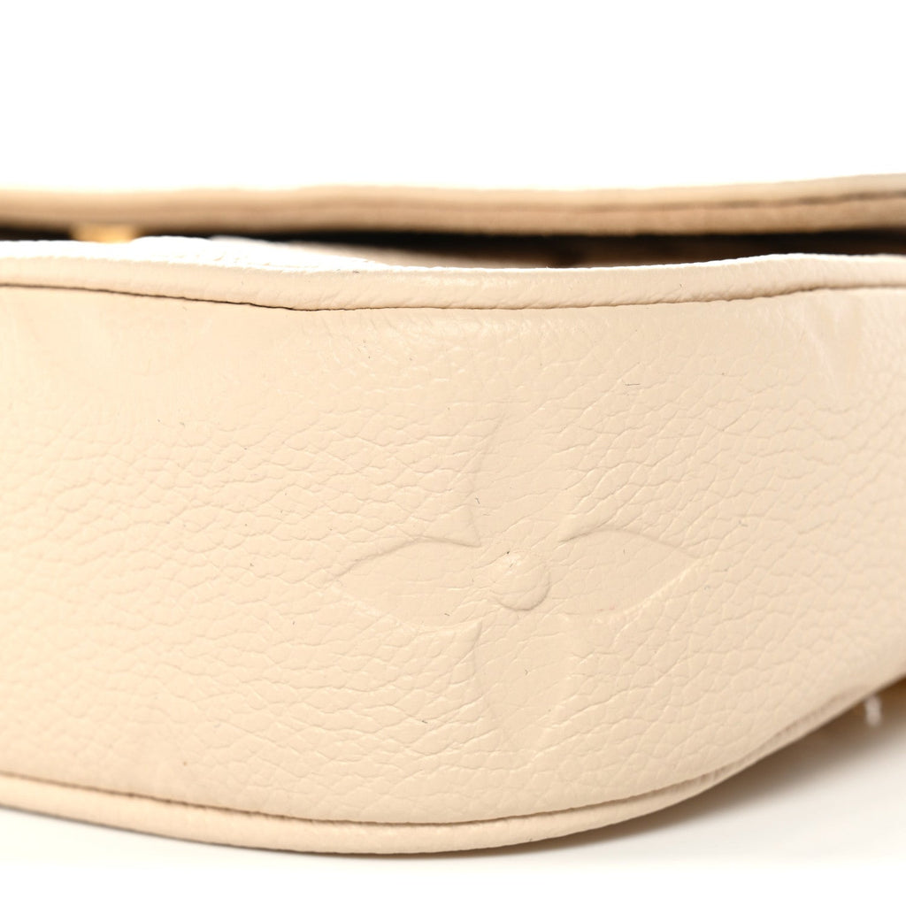 Louis Vuitton Empreinte Monogram Giant Ivy Wallet On Chain Cream