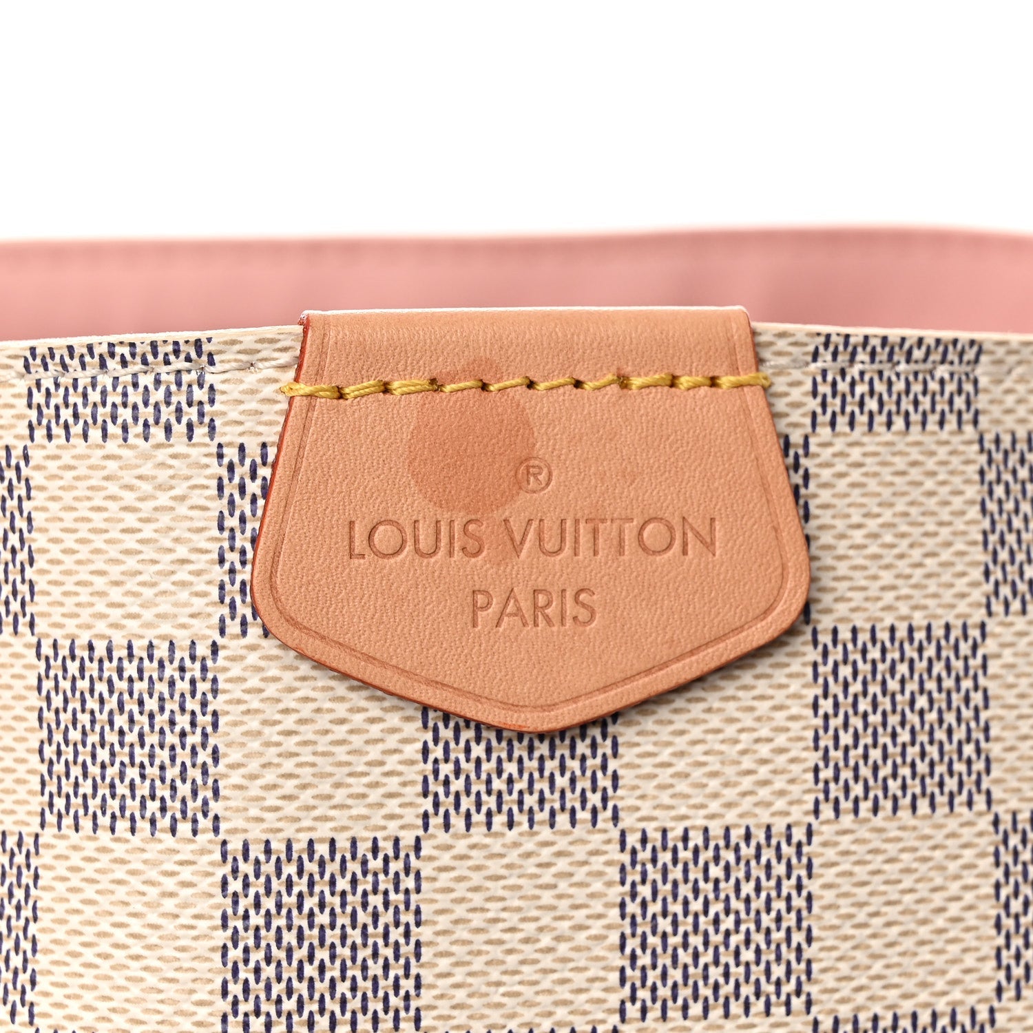 Louis Vuitton Damier Azur Graceful PM Rose Ballerine