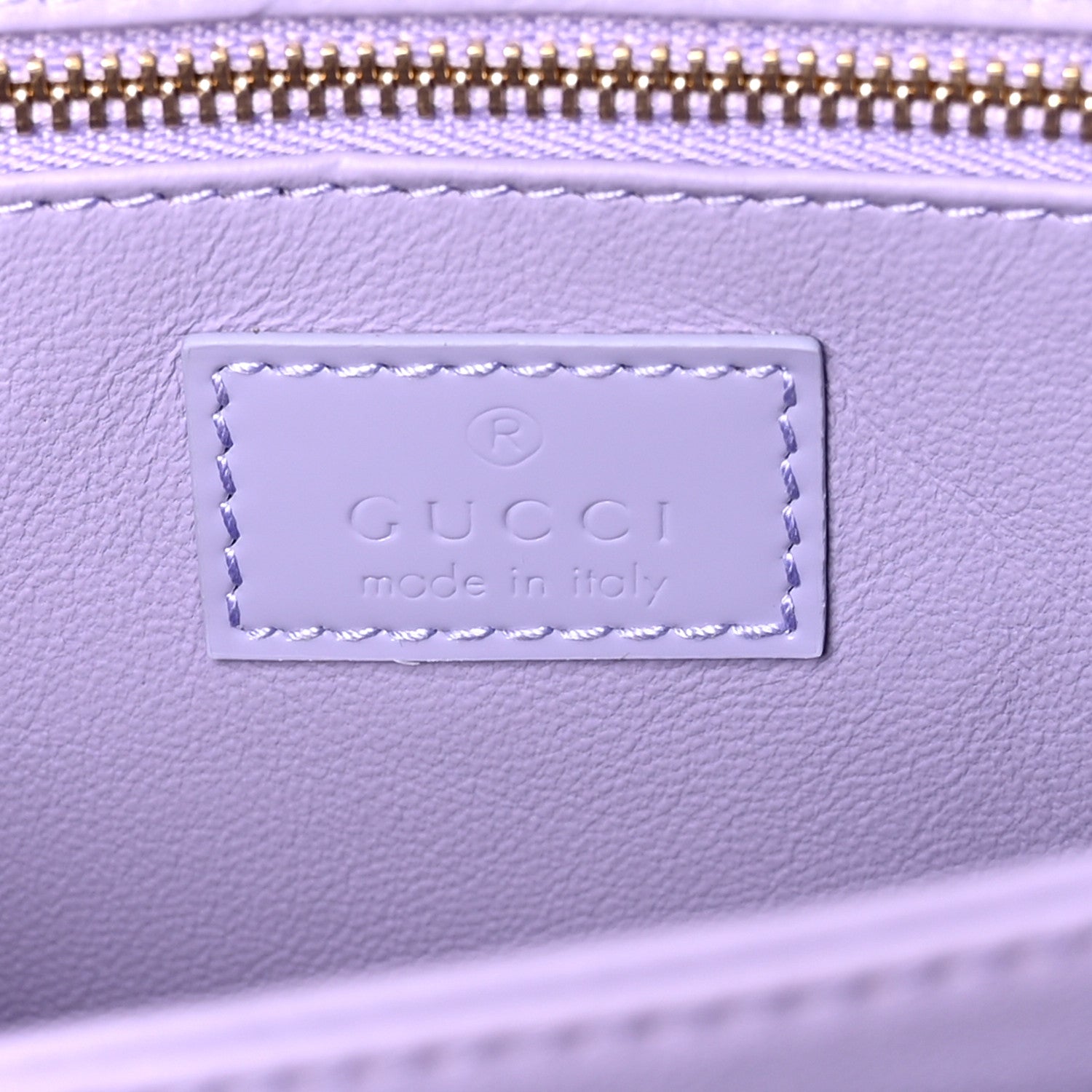 Gucci Patent Siena Small Shoulder Bag Lapis
