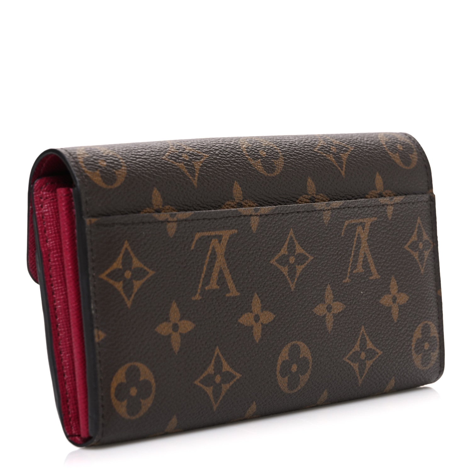 Louis Vuitton Monogram Sarah Wallet NM Fuchsia