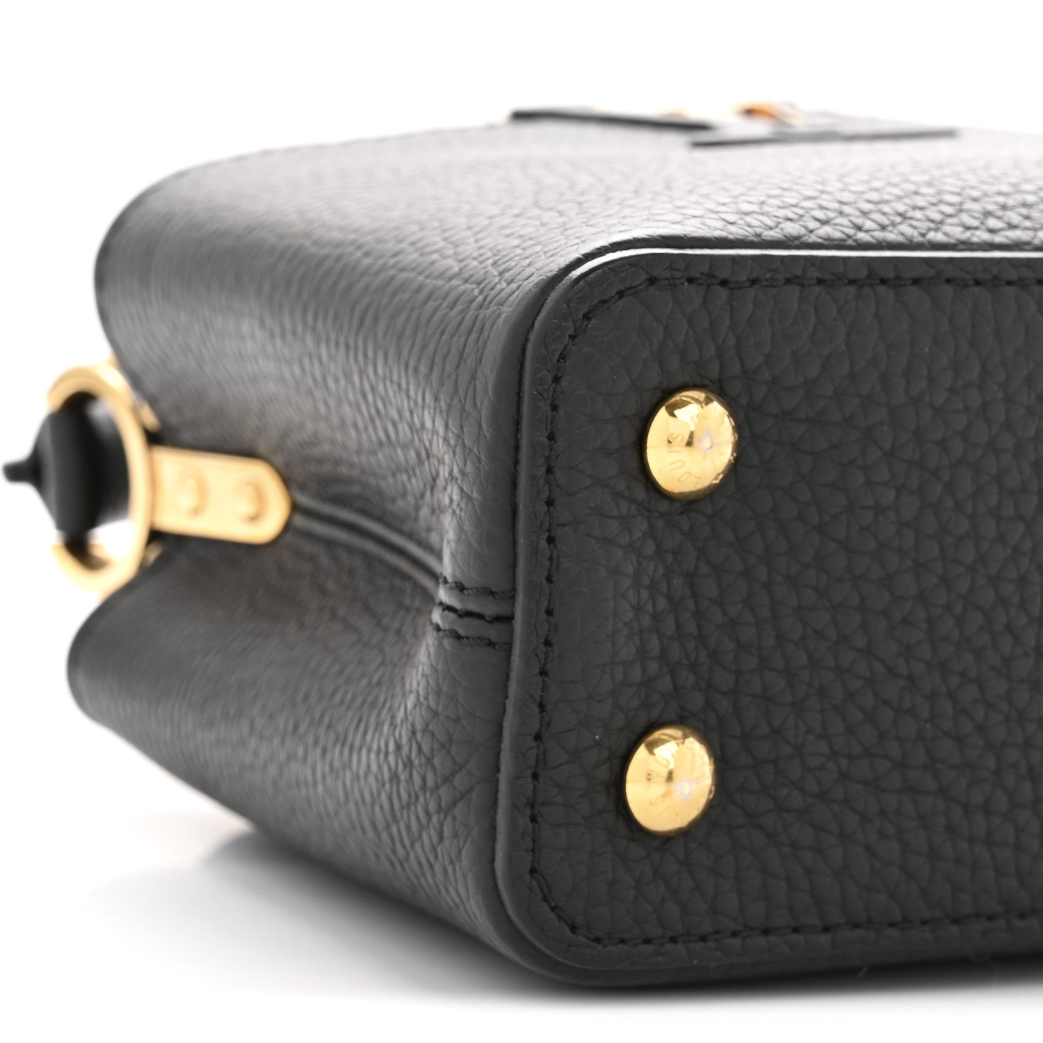 Louis Vuitton Taurillon Mini Capucines Black