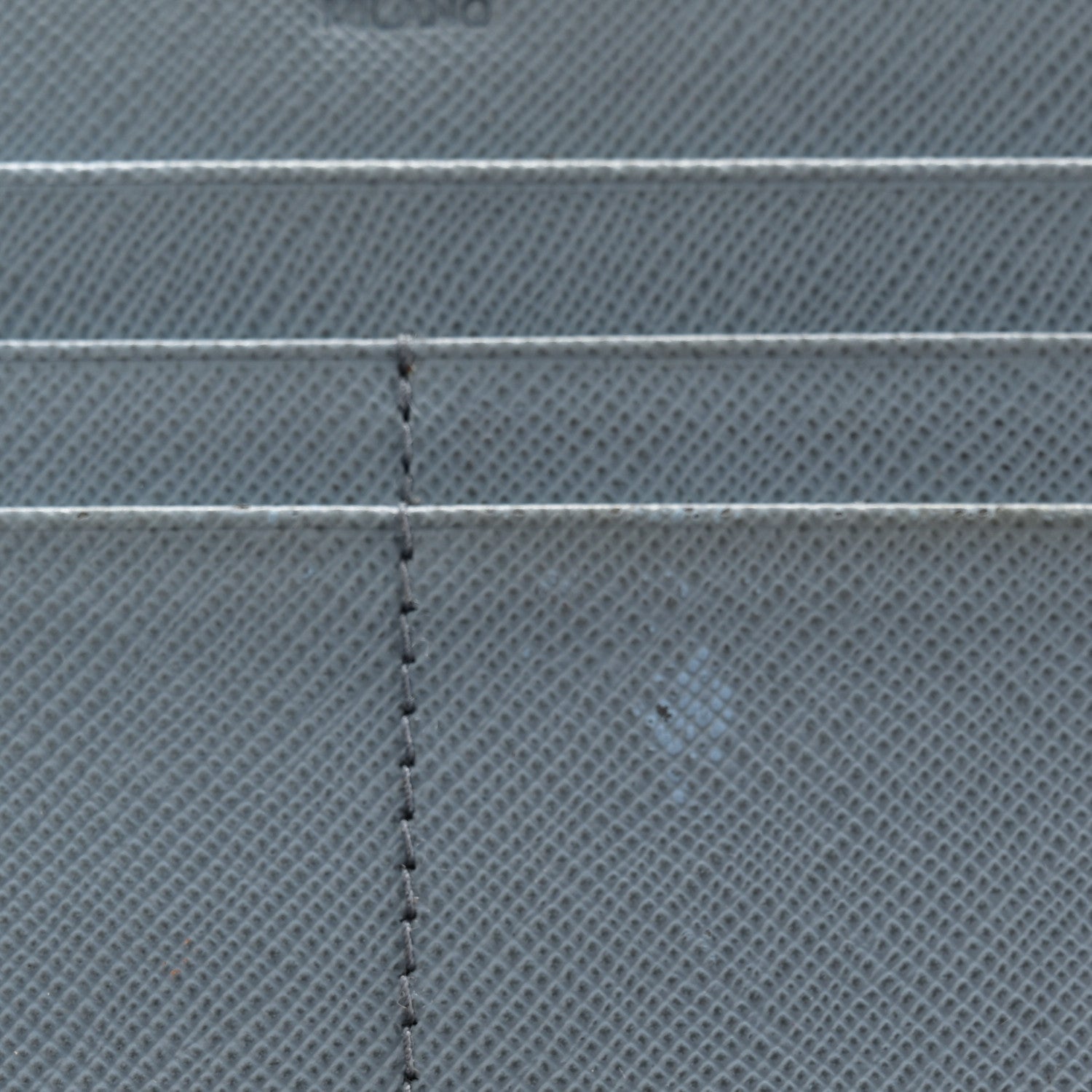 Prada Saffiano Metal Continental Wallet Astrale